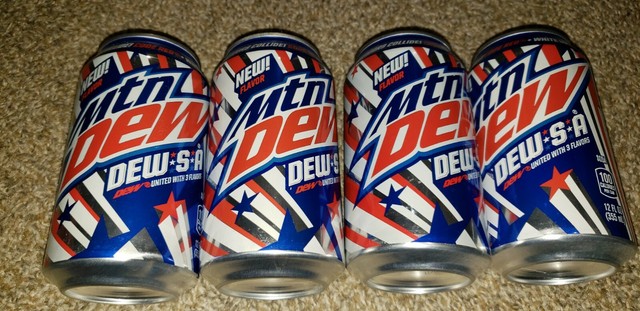 Diet Mountain Dew Caffeine Can Late 90 S Era For Sale Ebay