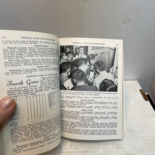 VTG book baseball official guide 1959 edition complied JG Taylor Spink - Picture 4 of 9