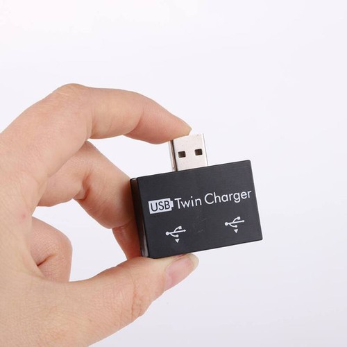 micro USB Splitter USB a 2 porte Adattatore multiporta Hub caricatore USB - Bild 3 von 10