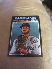 Sandy Alcantara 2020 Topps Heritage #153 Miami Marlins