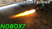 Industrial Casting burner kiln burner waste oil burner BURNS ANY FUEL NOBOX7