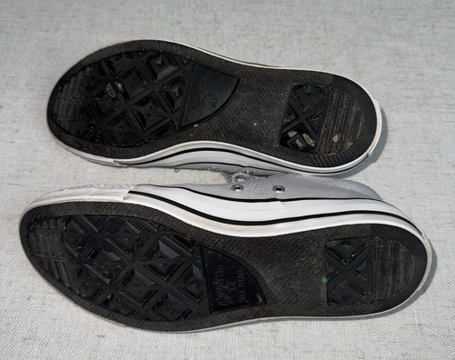 Scarpe basse donna taglia 8,5 Converse Chuck Taylor All Star grigio Galaxy OX - Foto 7 di 7
