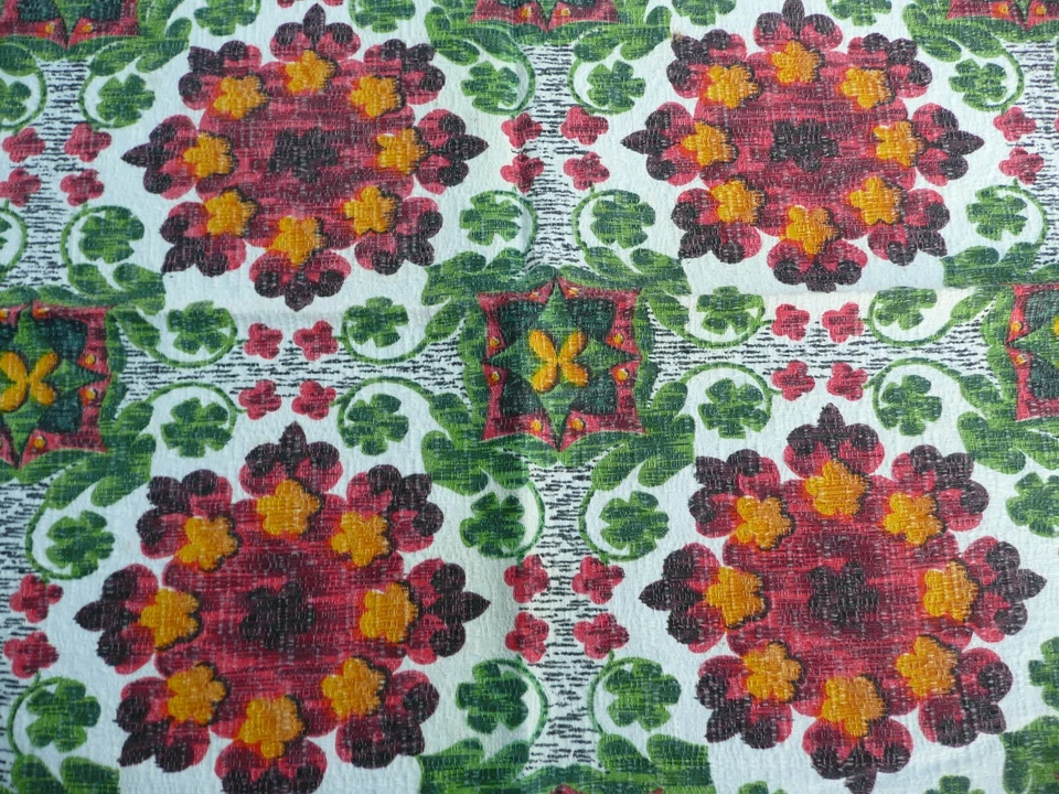 TISSU VINTAGE fleuri - Photo 3/4