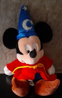 DISNEY Freizeitparks Mickey Mouse Fantasia Sorcerer s Apprentice Stofftier Plüschtier