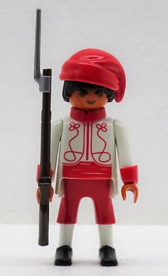 Zouave 4 Soldats + Officier D Playmobil Citoyen Du Nord Vs Sudistes Acw Custom