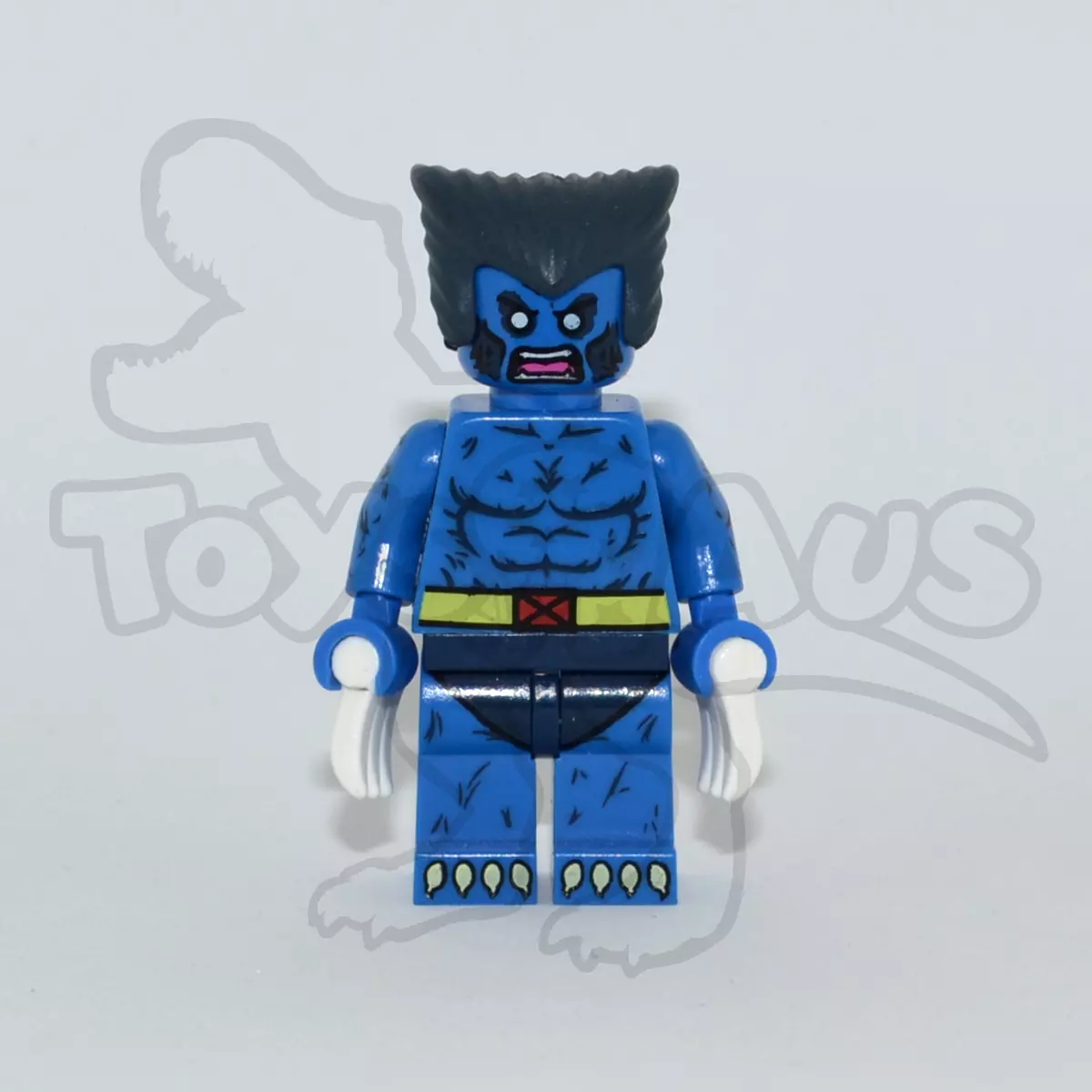 BEAST Custom Pad Printed Lego Minifigure MARVEL COMICS X Men Avengers