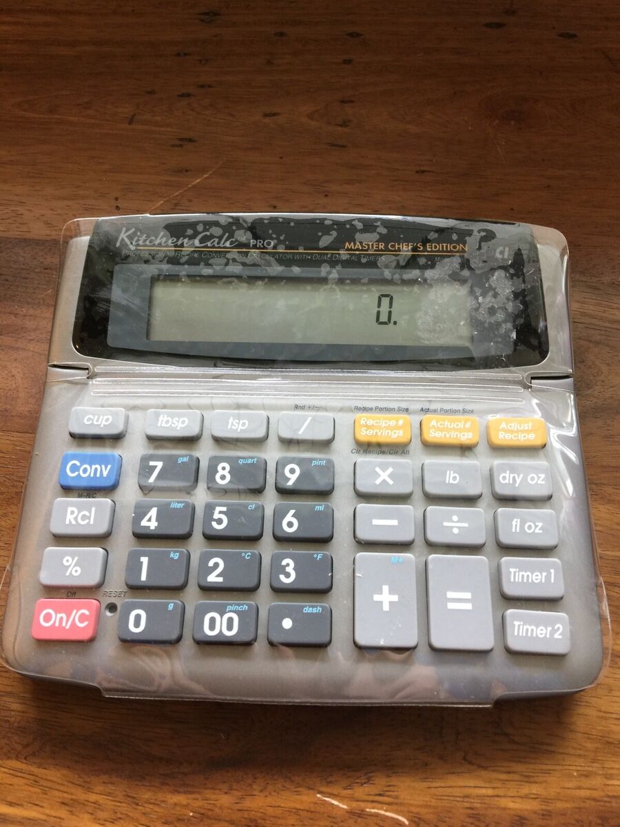 Calculated Industries KitchenCalc Pro Master Chef's 8305 Calculated Industries KitchenCalc Pro Master Chef's 8305