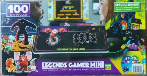At Games Legends Gamer Mini Arcade Console w/Stream & Wireless Control Top ~ NEW