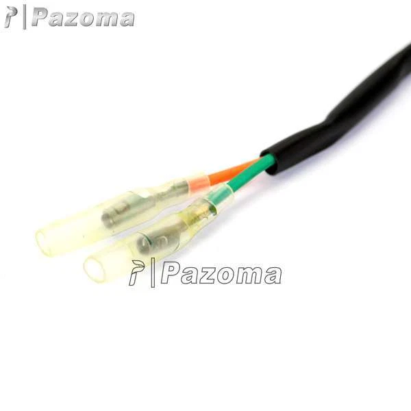 Cables indicadores enchufe adaptador señal de giro para Kawasaki Ninja ZZR Z1000 Z750 Z800 Foto 2 de 4
