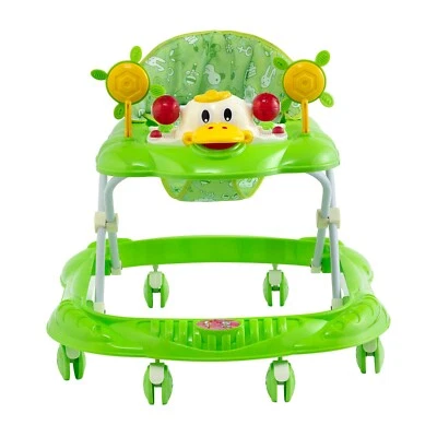 SEVICO Lauflernhilfe Babywalker mit Spielset Lauflernwagen Gehfrei Baby Kinder Grün