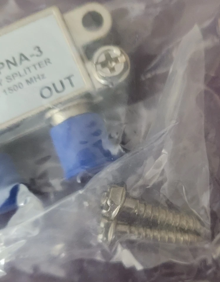 Lot Of 25 Holland GHPNA-3 Way Splitter With 2 Mounting Screws In Sealed Bag - Image 4 of 4