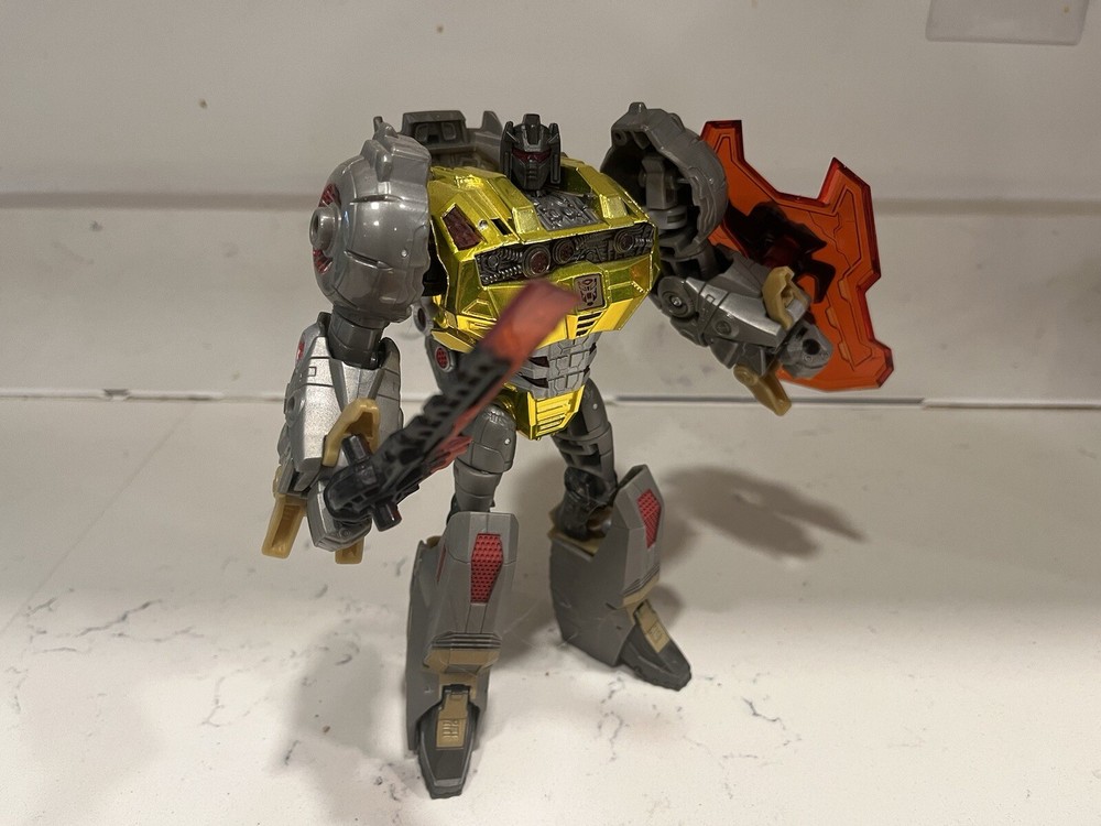 TRANSFORMERS GENERATIONS GRIMLOCK Action Figure Fall Of Cybertron With Weapons