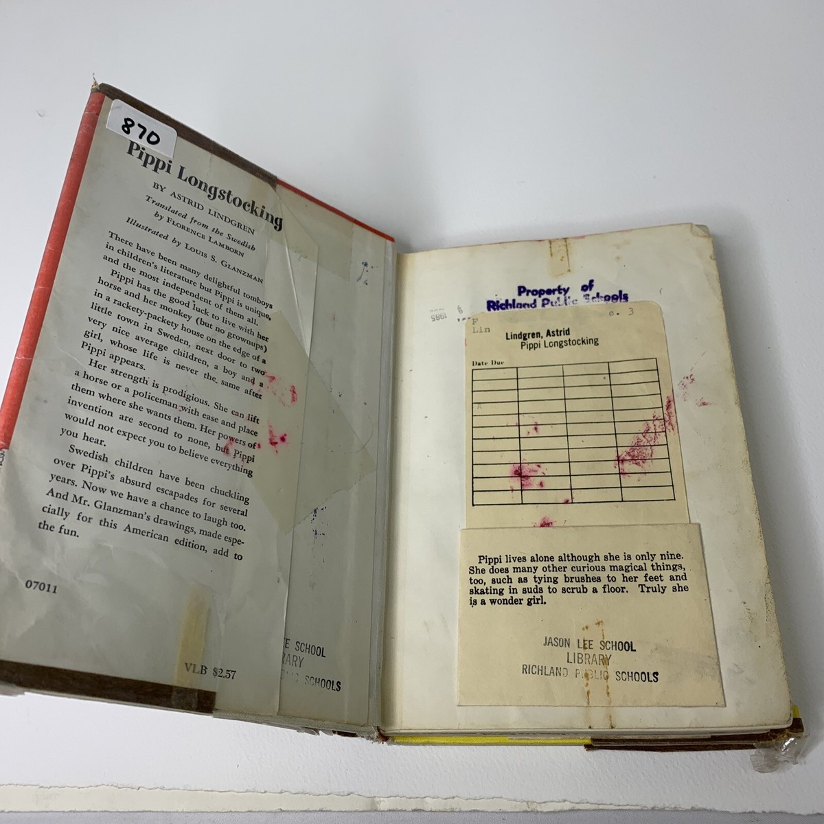 Pippi Longstocking 1967 By Astrid Lindgren Hardcover Viking Press