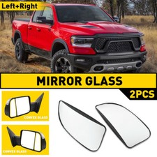 Pair Tow Mirror Glass Left Right Side For Dod...