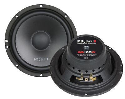 MB Quart QS165W - 16cm Kickbässe | Tiefmitteltöner 16er Lautsprecher Boxen PAAR