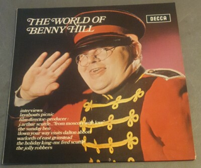 Benny Hill- ''The World Of Benny Hill'' LP Album 1971. Mono, Reissue. PA 11