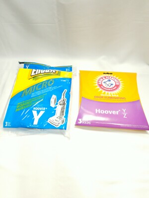 Arm & Hammer Vacuum Cleaner Bags for Hoover Y Z and Endust Hoover Y 5 Bags Total