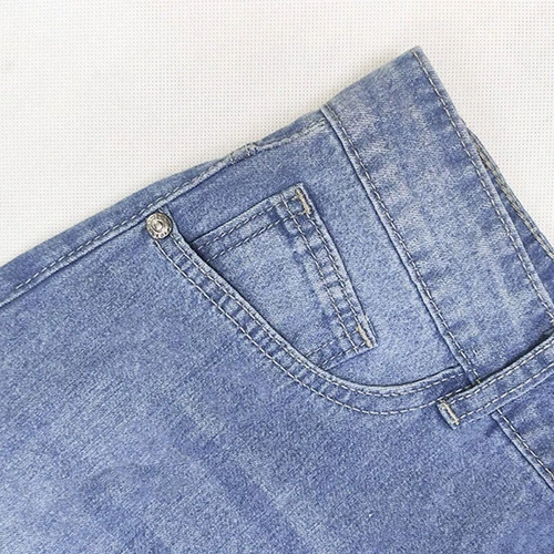 Lässiger Damen-Jeansrock mit hoher Taille, Slim Fit, A-Linie, Maxirock 2025 - Bild 12 von 25