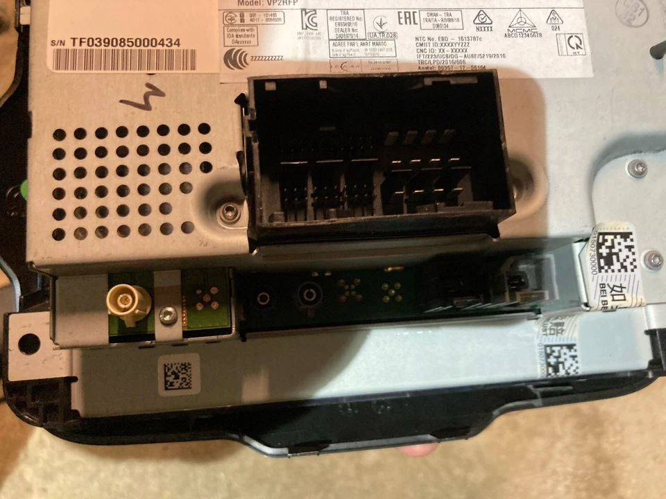 AUTORADIO JEEP RENEGADE 8.4 VP2 ECE DAB NAV TBM CON CODICE 2023 N.3 - Immagine 3 di 3