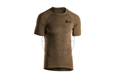Clawgear Merino Seamless Shirt SS, Kurzarm Stonegrey Oliv