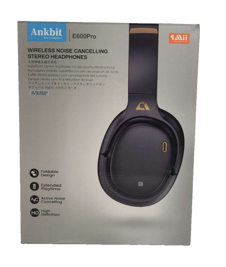 Ankbit E600 Pro Wireless Noise Cancelling Headphones | eBay