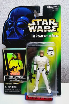 LUKE SKYWALKER STORMTROOPER ''ANH'' FOTO CARD STAR WARS POWER OF THE FORCE X911