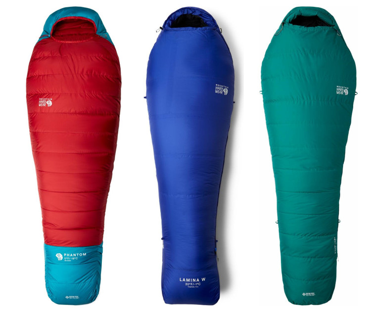 Saco de dormir Mountain Hardwear *NUEVO Y EMBALAJE ORIGINAL; Lamina, Phantom, Bishop Pass; -60%*