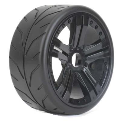 Powerhobby 1/8 GT Phoenix Belted Mounted Tires 17mm Medium