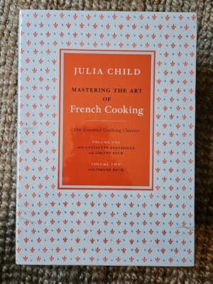 Mastering the Art of French Cooking by Julia Child (2 Volume Set) New Sealed