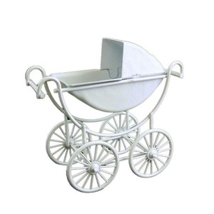 white dolls pram