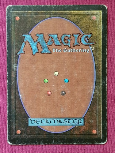 Magic The Gathering BETA BURROWING red card MTG LEB - Picture 2 of 2