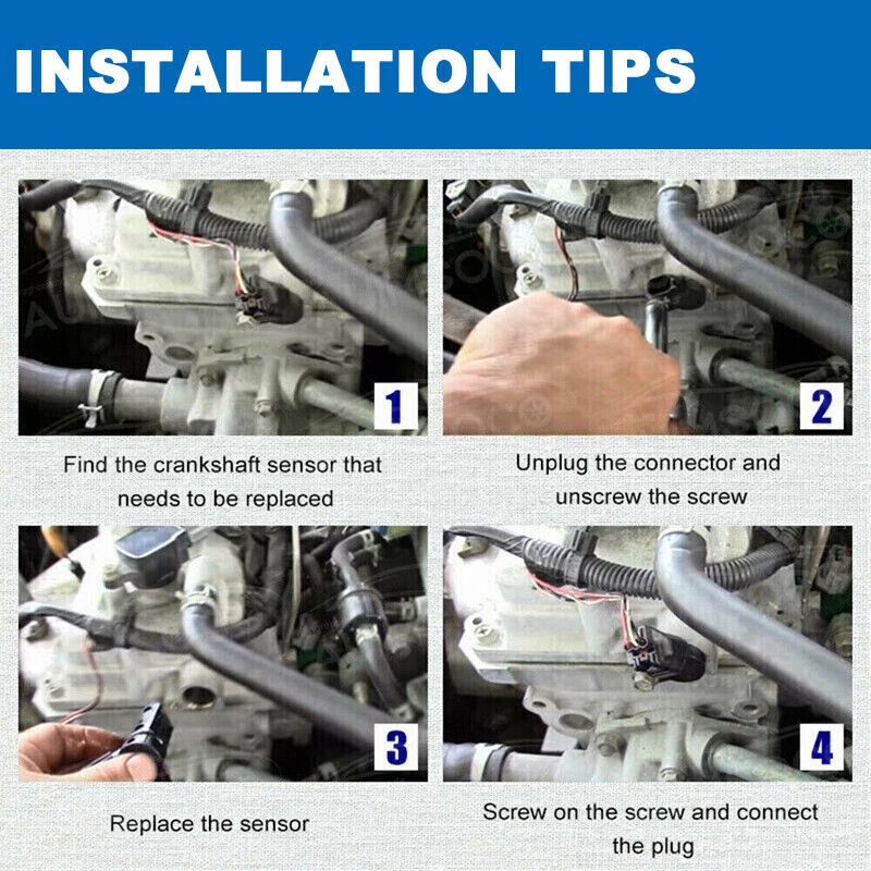 Juego de 2 sensores de posición del árbol de levas/cigüeñal izquierda y derecha para Infiniti y Nissan EE. UU. Foto 4 de 4