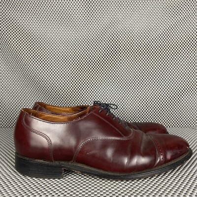 Stafford Burgandy dress shoe s-l400.jpg main image 2