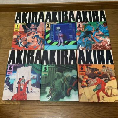 instock Akira Vol.1-6 Manga Complete Lot Set Comics Japanese Edition No English
