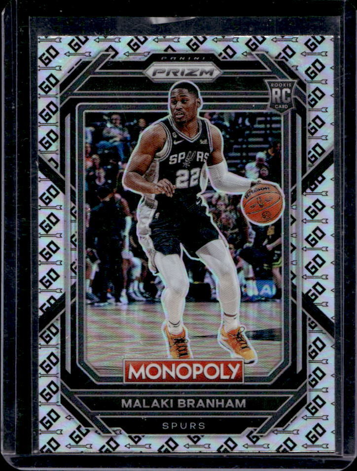 2022-23 Prizm Monopoly Malaki Branham GO Space RC #81