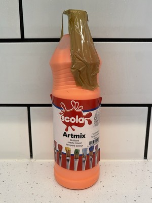 Scola Artmix Fertiglack 600ml - Fluorescent Fizzy Orange