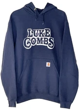 Luke Combs Carhartt ORIGINAL BOOTLEGGERS SKULL Small Hoodie Sweatshirt 2019 RARE