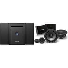 Alpine HDA-V90 Status Hi-Res 5-Ch Amp & HDZ-65CS Slim 6.5" Audio Upgrade Bundle