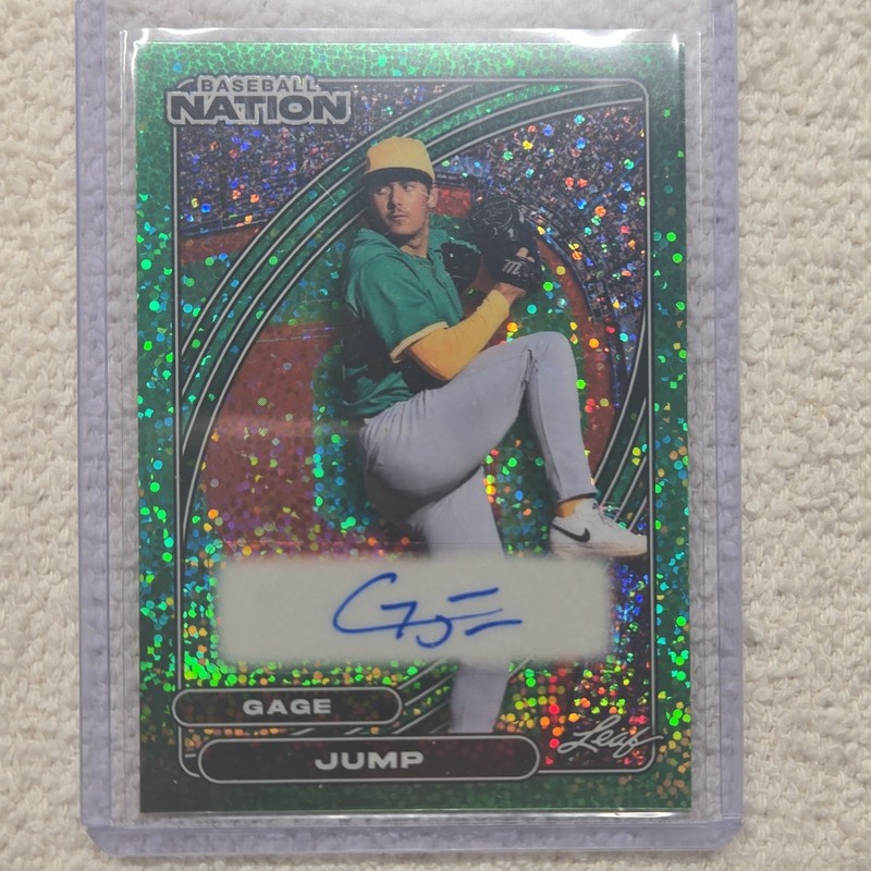 Leaf 2026 Baseball National Showcase /5 Gage Jump Auto #BA-GJ1 (3/5)