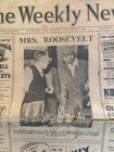 WW11 Auckland Paper LOADED! Patton & Montgomery in Sicily, Mrs. Roosevelt In NZ — photo 2