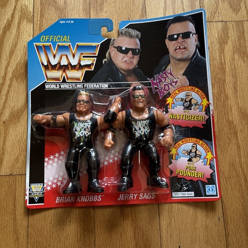 WWF Hasbro Nasty Boys Knobs & Sags Wrestling Actio...