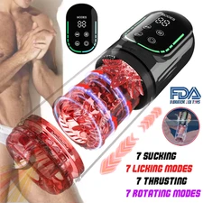 Automatic Male Masturbaters HandsFree Sucking Mastubator Cup Sex Toys for Men