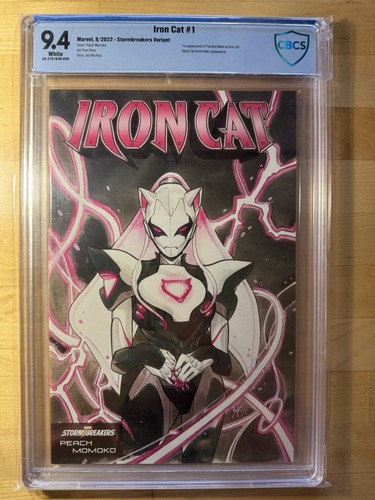 Iron Cat #1 Peach Momoko Stormbreakers Variant CBSC  9.4