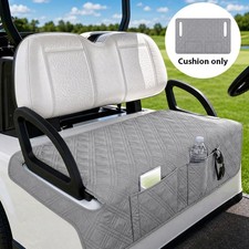 Golf Cart Seat Cushion Cover Universal with Pockets for EZGO Yamaha Club Car