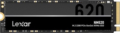 Lexar NM620 512 GB, SSD PCIe 3.0 x4, NVMe 1.4, M.2 2280