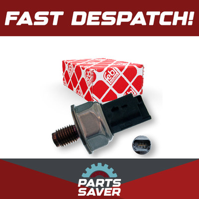 Fuel Pressure Sensor fits PEUGEOT PARTNER 1.6D 2005 on 1920GW 9658227880 Febi