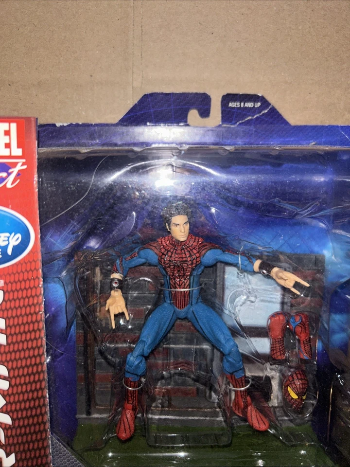 Marvel Amazing Spider-Man Walmart эксклюзивный Эндрю Гарфилд без маски фигурка 2012 - Изображение 2 из 4