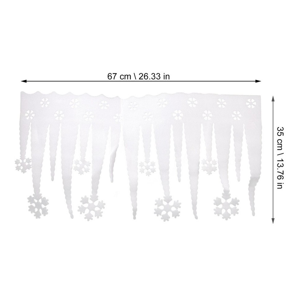 White Snowflake Decoration Hanging Decorations Christmas Decors for ...