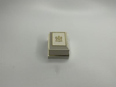 Alsten Co White Ring Jewelry Hard Plastic Presentation Box Vintage Custom