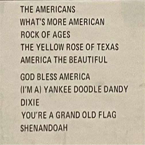 The Americans Oscar Brand Narrates Today's Song of Patriotism LP SEALED NOS - Image 3 of 3